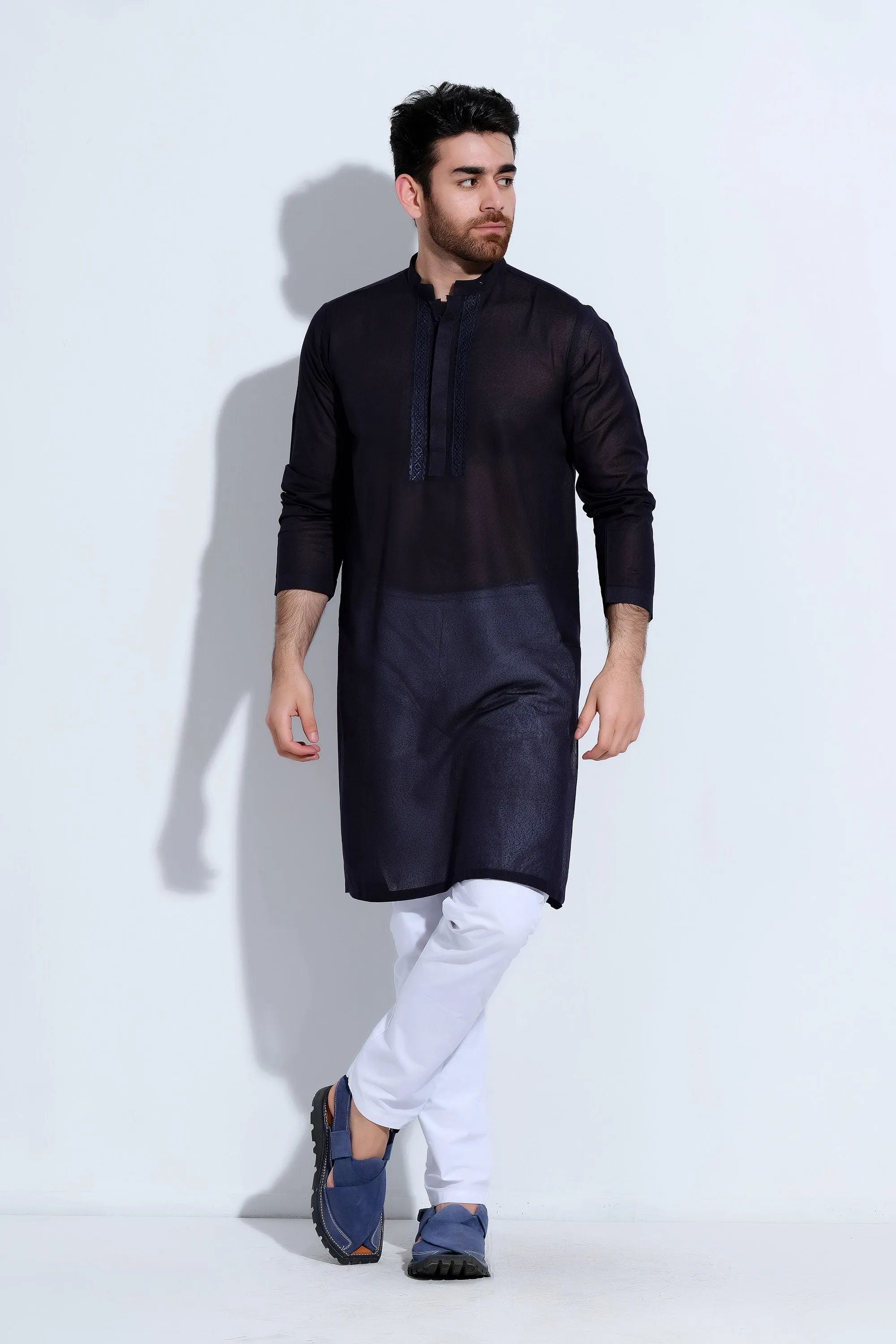 Navy Gents Kurta