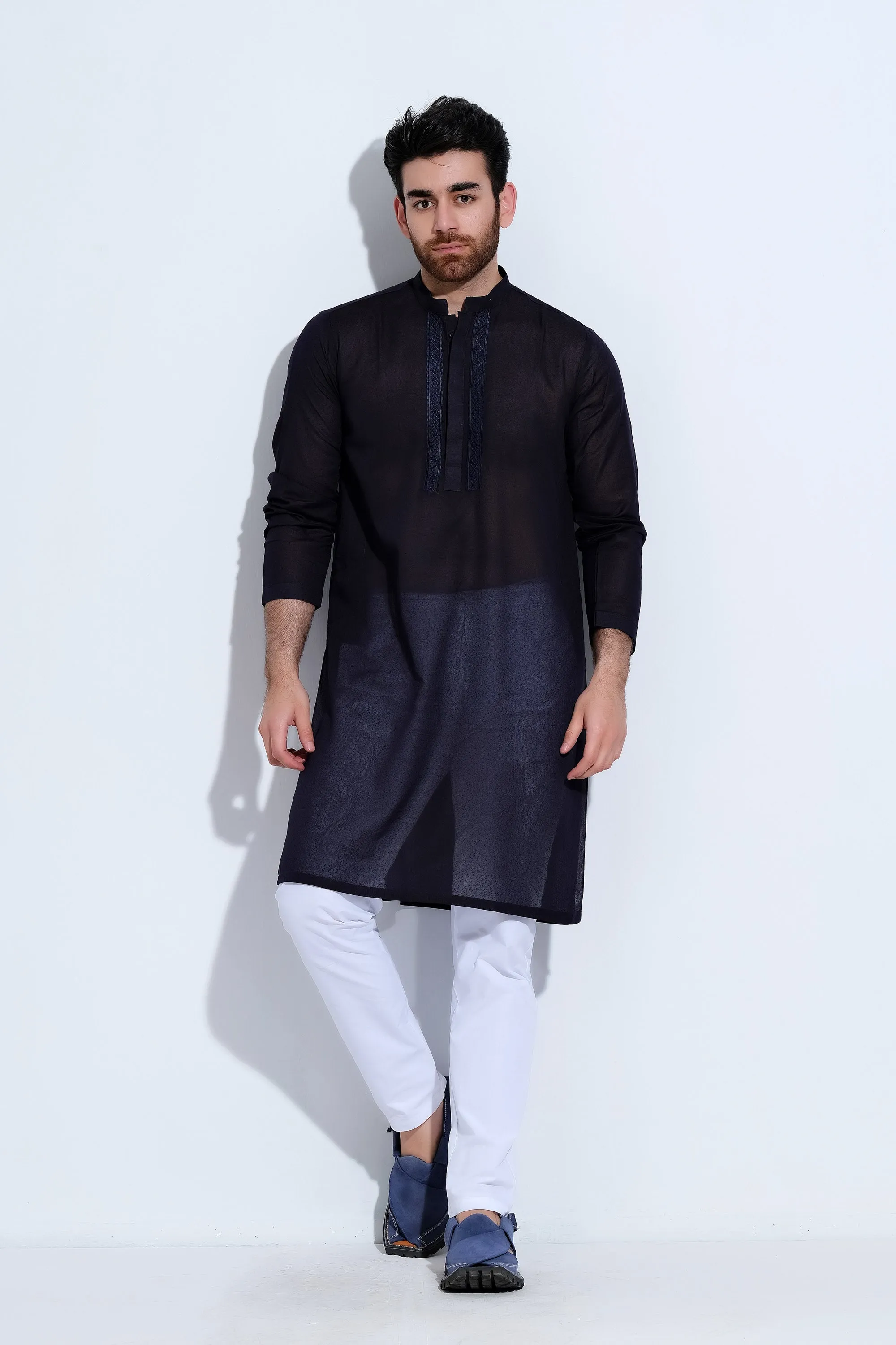 Navy Gents Kurta